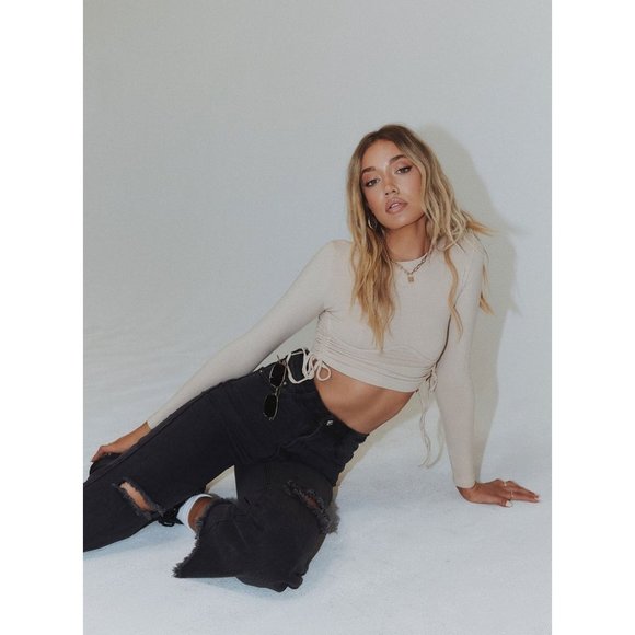 Princess Polly Cece Hammer Black Jeans Sz 2 - Picture 3 of 10